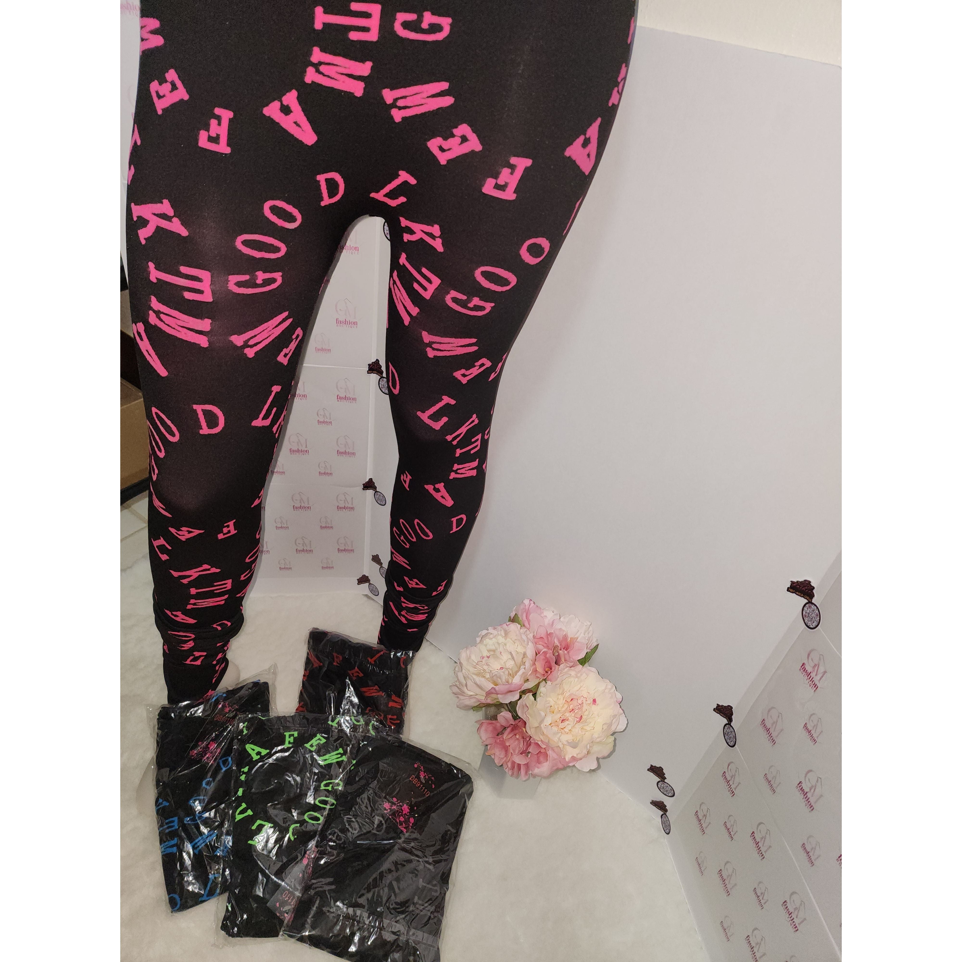 Legging Letra - GM Fashion Boutique