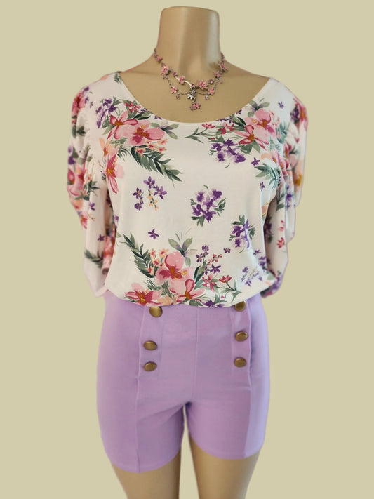 Blusa Flores - GM Fashion Boutique