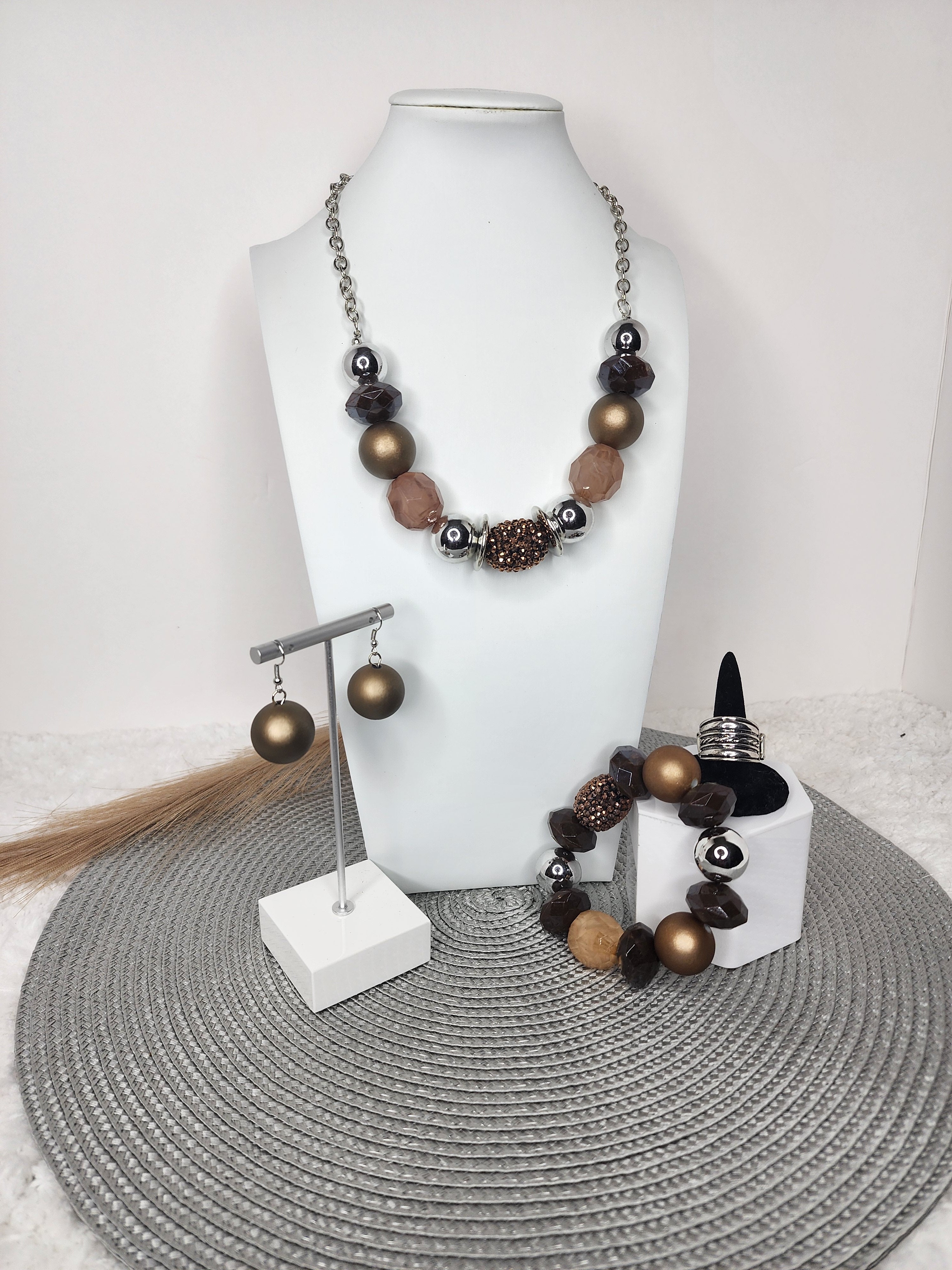Collar Madera-JOYERIA