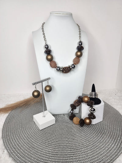 Collar Madera-JOYERIA