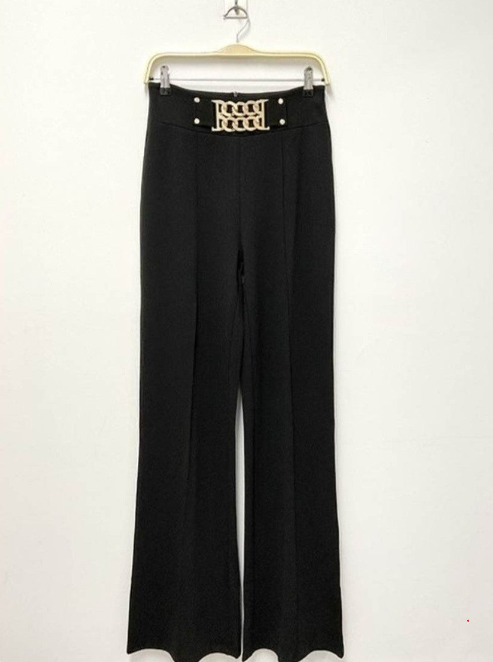 Pantalon Vestir Correa Dorada