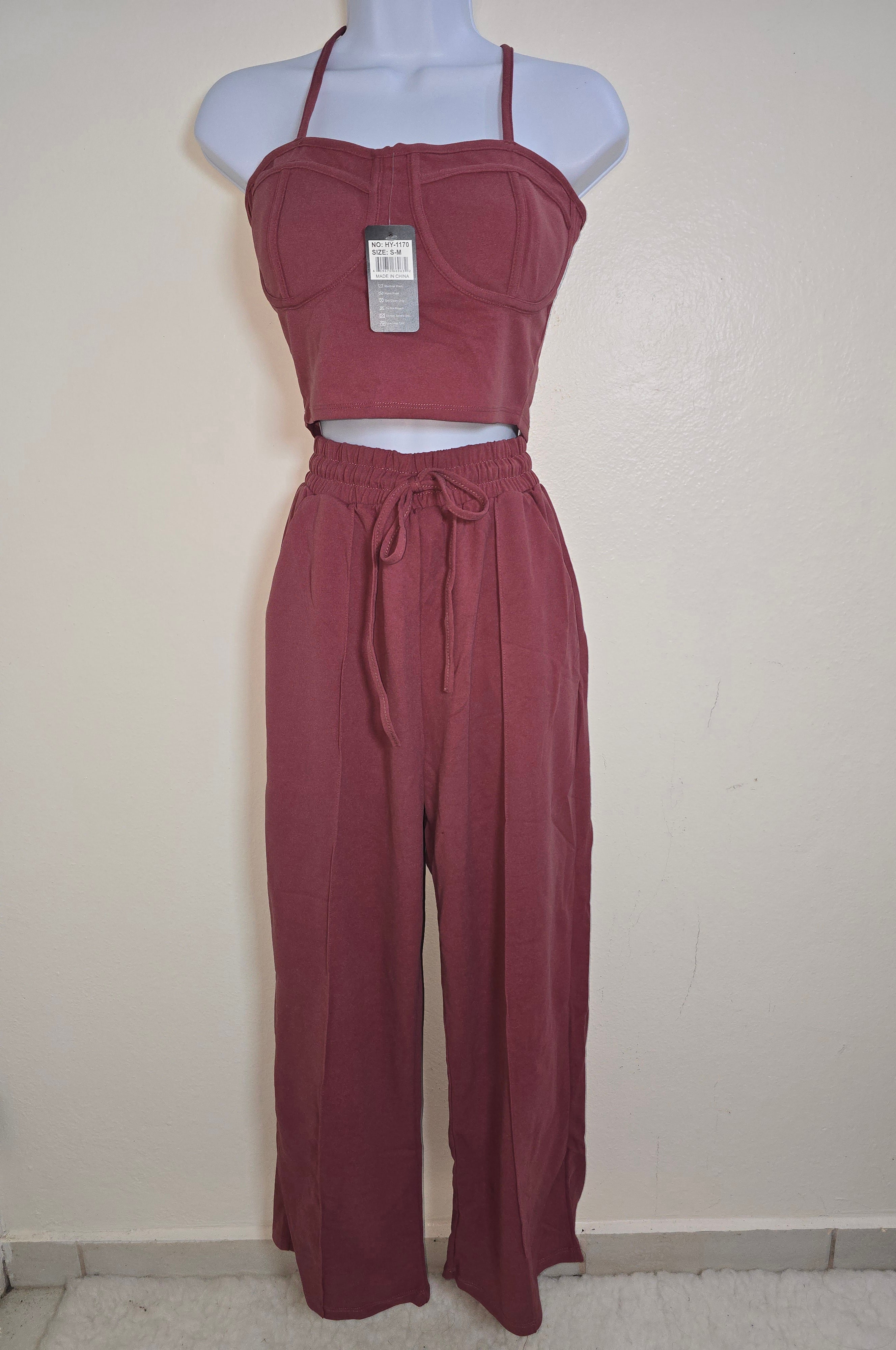 Conjunto 2 Piezas Pantaslon y Crops Cop