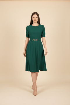 Vestido Cuello Redondo - GM Fashion Boutique