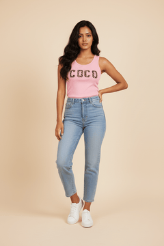 Tank Top “COCO” Chic con Detalle Glam - GM Fashion Boutique