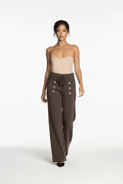 Pantalon Con Botones de Diamantina - GM Fashion Boutique