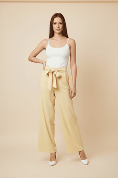 Pantalón Palazzo con Lazo en Cintura - GM Fashion Boutique