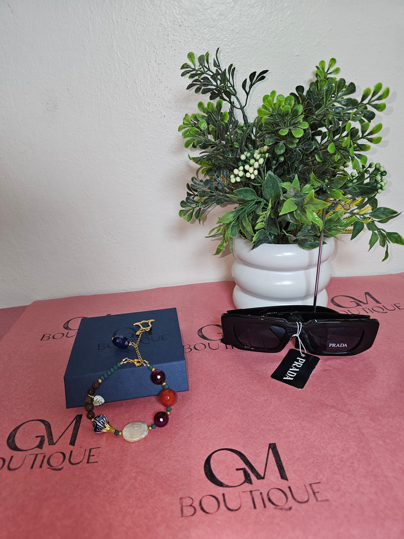 Pulsera Artesanal – Dije de Tulipán
