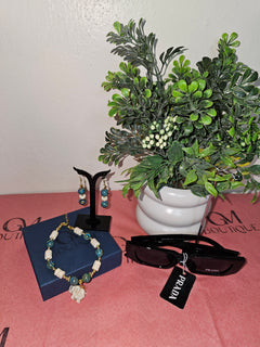 Set Pulsera y Pantallas – Dije Elefante en Piedra