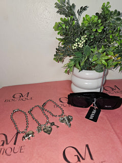 Pulsera Cadena Militar en Plata