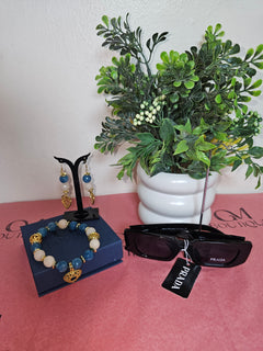 Set Pulsera y Pantallas – Dije Corazón en Oro