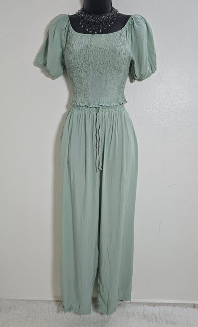 Conjunto de Pantalon y Tops Crops