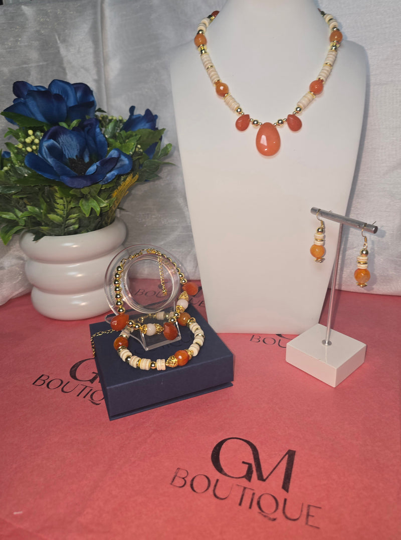 Set Collar, Pulsera y Pantallas