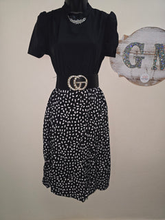 Vestidos Bicolor Diseño Gotas