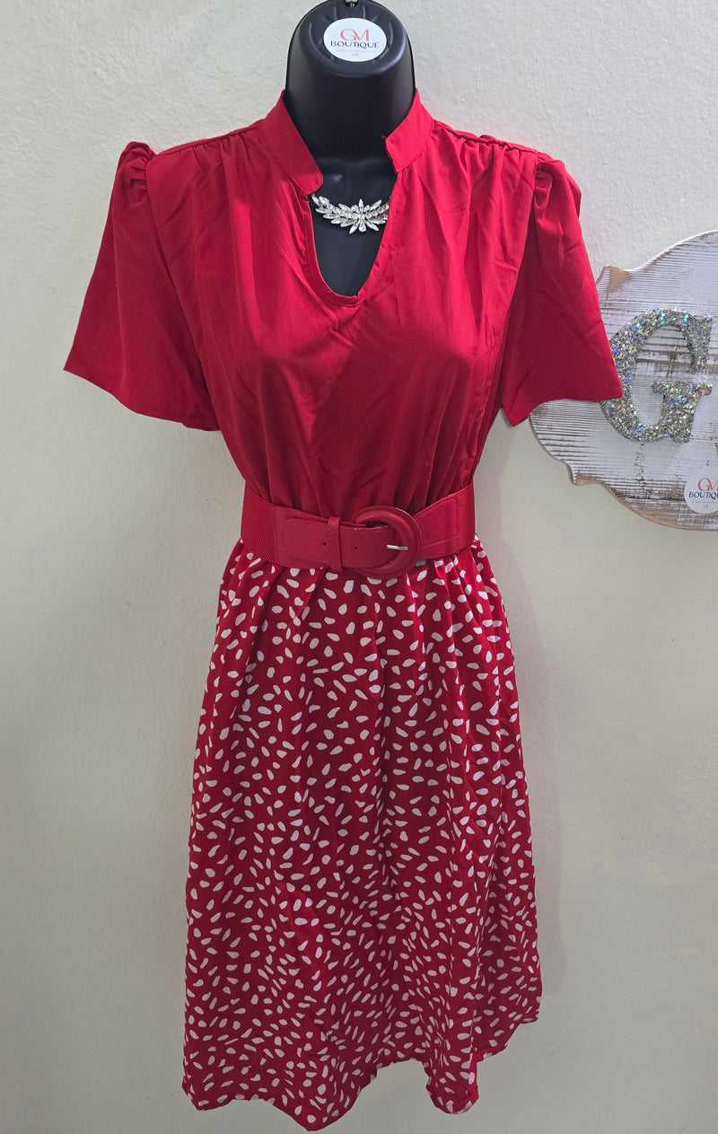 Vestidos Bicolor Diseño Gotas
