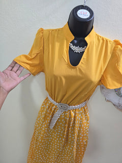 Vestidos Bicolor Diseño Gotas