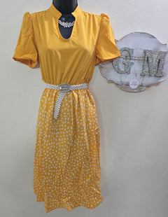 Vestidos Bicolor Diseño Gotas