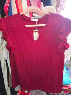 Blusa Manga y Adorno Dorado - GM Fashion Boutique