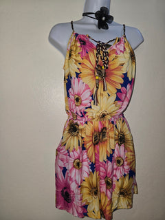🌼 Romper Corto Floral con Tirantes Trenzados - GM Fashion Boutique