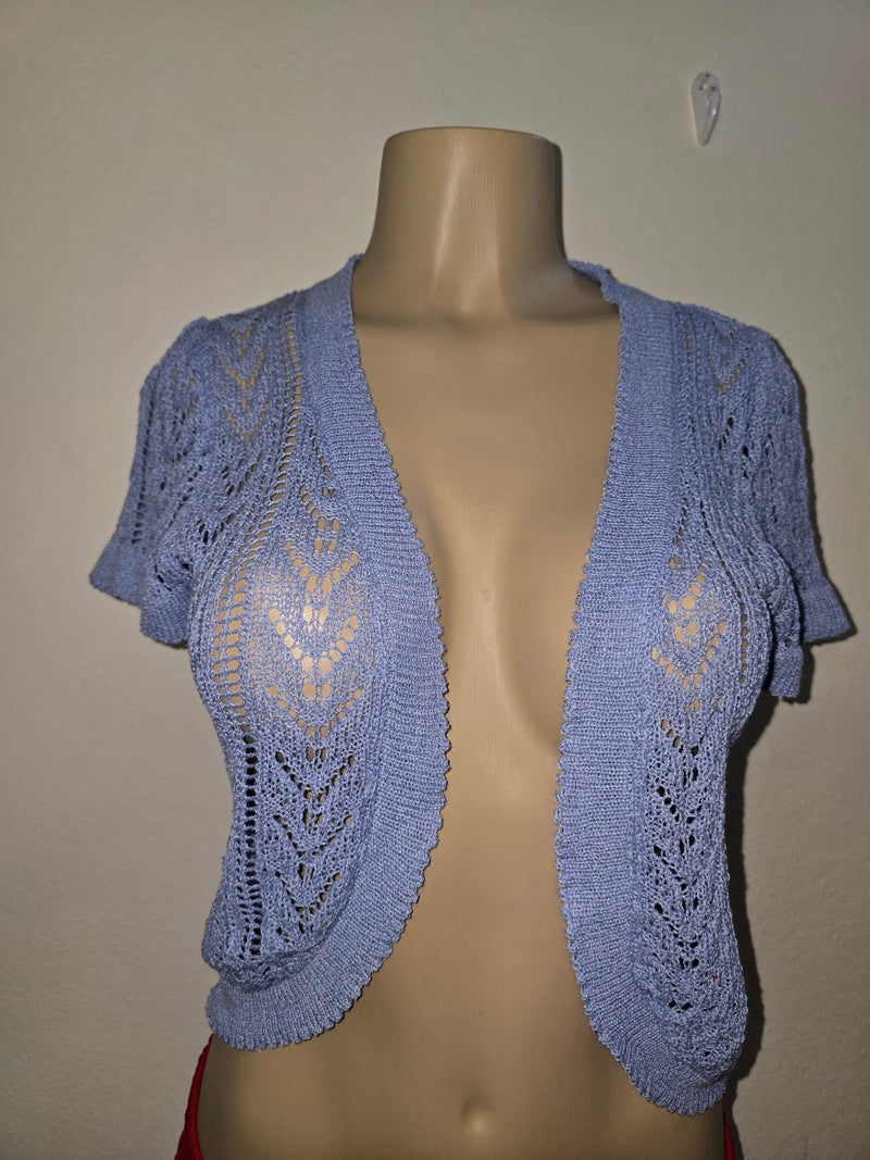 Cardigan Tejido Calado – Manga Corta - GM Fashion Boutique