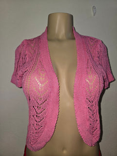 Cardigan Tejido Calado – Manga Corta - GM Fashion Boutique