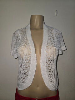 Cardigan Tejido Calado – Manga Corta - GM Fashion Boutique