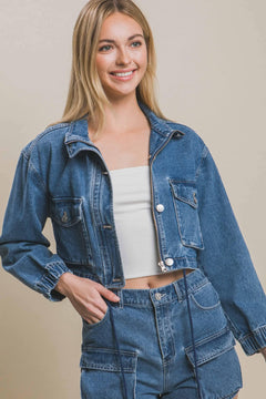 Jacket Crop - Look Mahón - GM Fashion Boutique