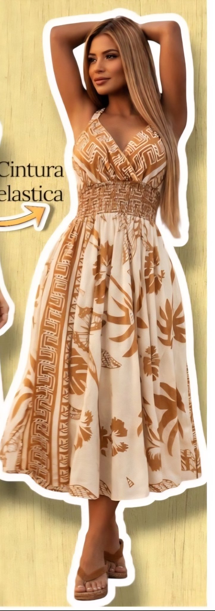 Vestido Tirantes Flor Maga - GM Fashion Boutique