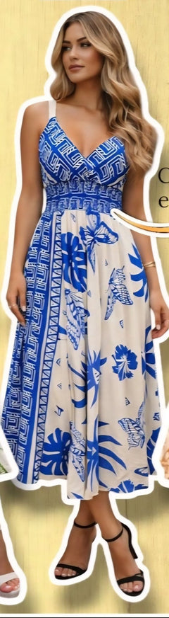 Vestido Tirantes Flor Maga - GM Fashion Boutique