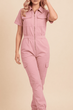 Jumpsuit Utility con Cierre Frontal - GM Fashion Boutique