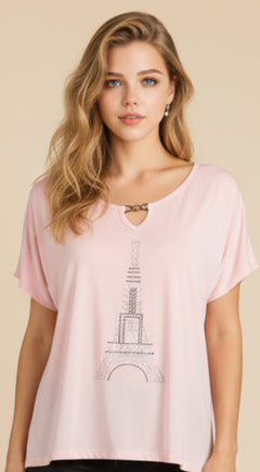 Blusa Eiffel con Brillo - GM Fashion Boutique