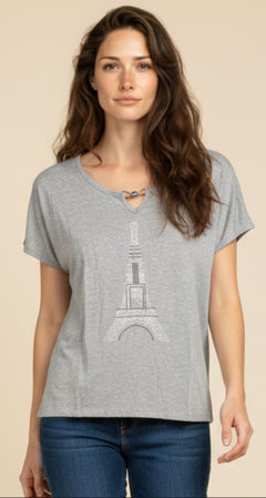 Blusa Eiffel con Brillo - GM Fashion Boutique