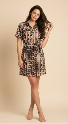 Vestido Midi inspirado con Cinturón Ajustable - GM Fashion Boutique