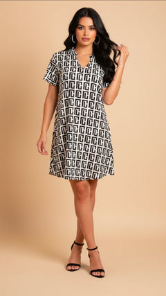 Vestido Midi inspirado con Cinturón Ajustable - GM Fashion Boutique