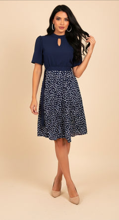 Vestidos Bicolor Diseño Gotas - GM Fashion Boutique