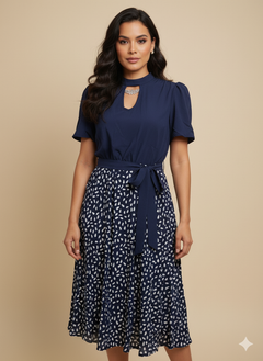 Vestido Bicolor
