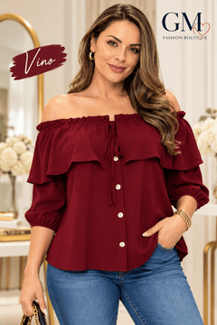 Blusas Plus Campesina - GM Fashion Boutique