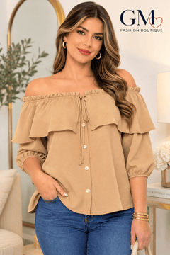 Blusas Plus Campesina - GM Fashion Boutique