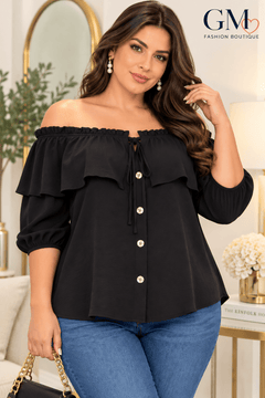 Blusas Plus Campesina - GM Fashion Boutique
