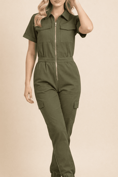 Jumpsuit Utility con Cierre Frontal - GM Fashion Boutique